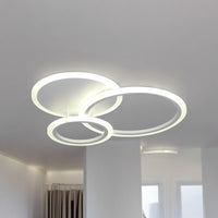 LED осветително тяло TWO CIRCLE Design Еквивалент 400W с дистанционно