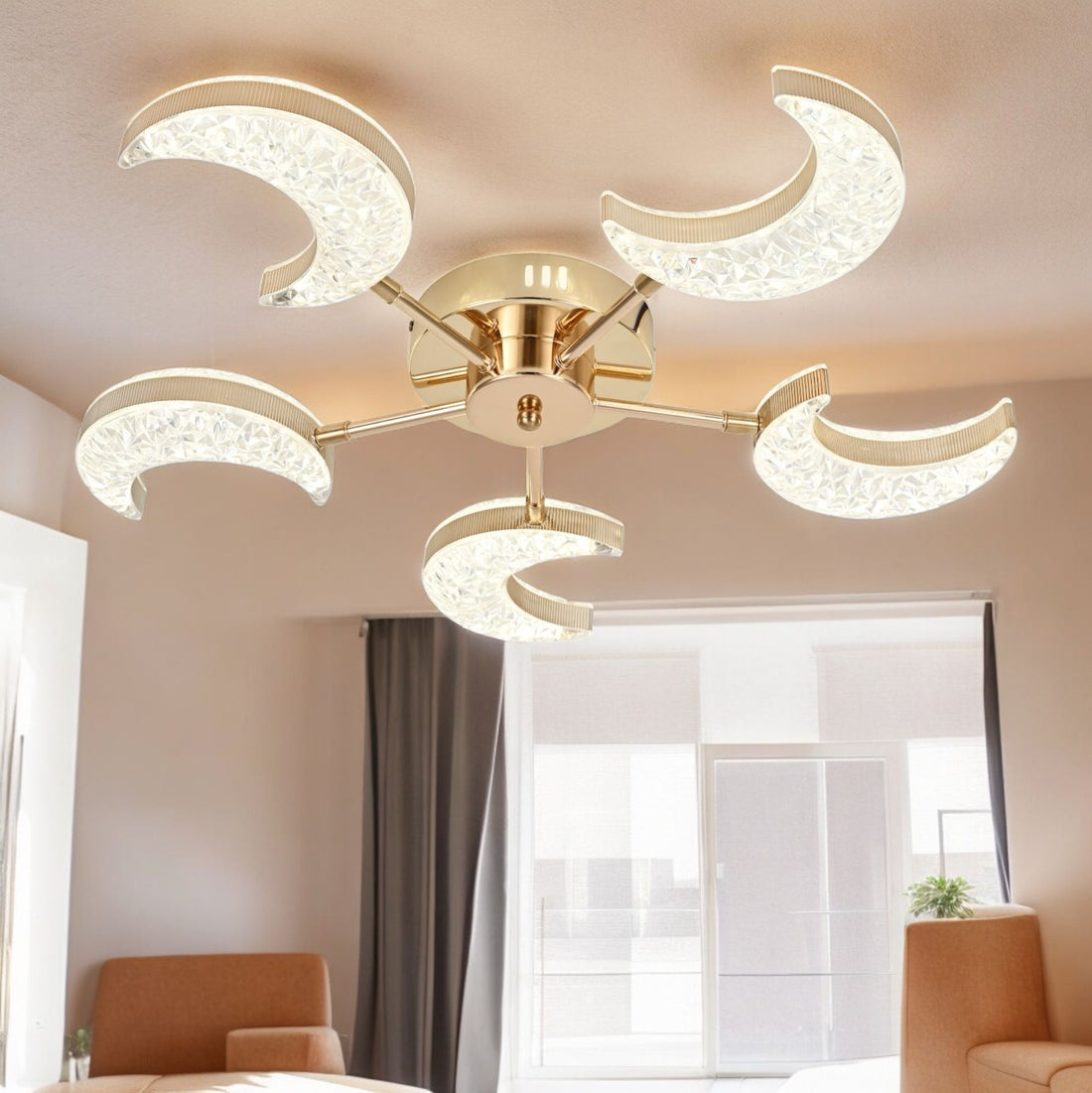 LED осветително тяло Halfmoon Gold еквивалент 400W