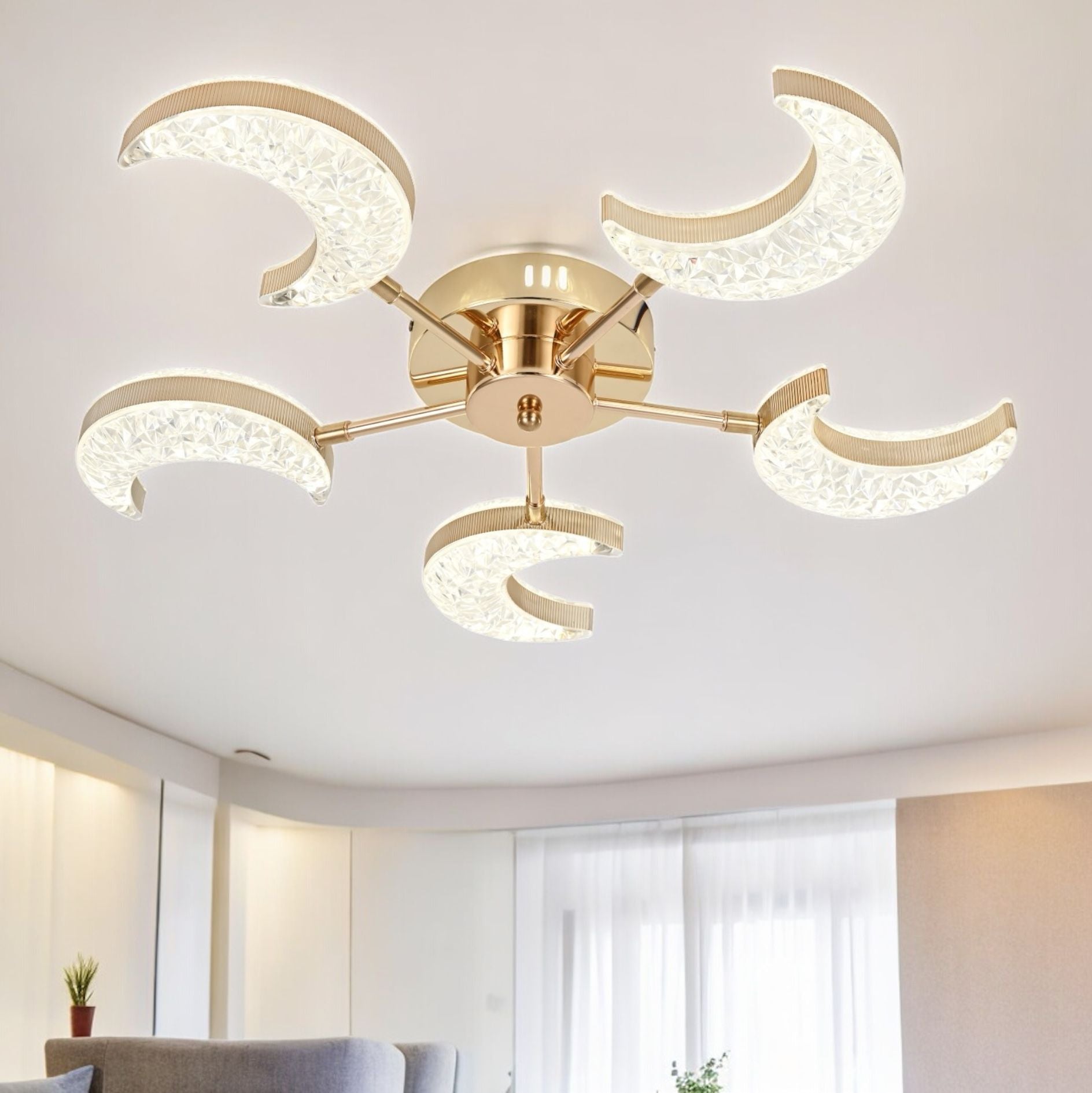 LED осветително тяло Halfmoon Gold еквивалент 400W