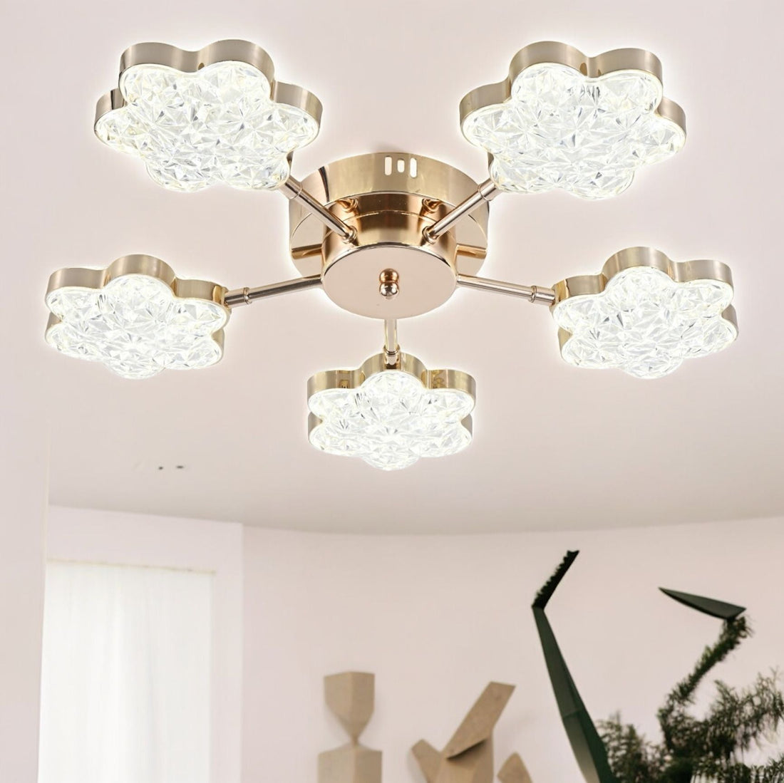 LED осветително тяло Golden Flowers еквивалент 400W