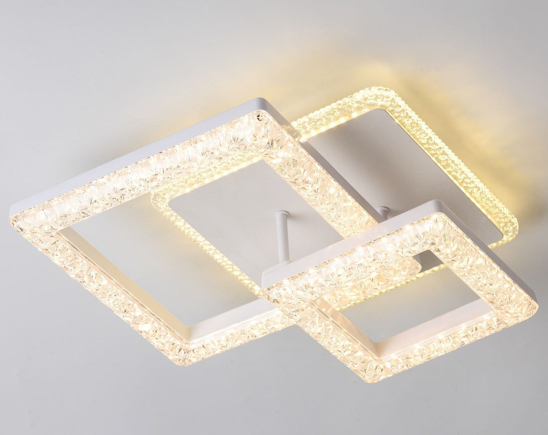 LED осветително тяло 1+1 SQUARE BUBBLES Еквивалент 400W Дистанционно управление