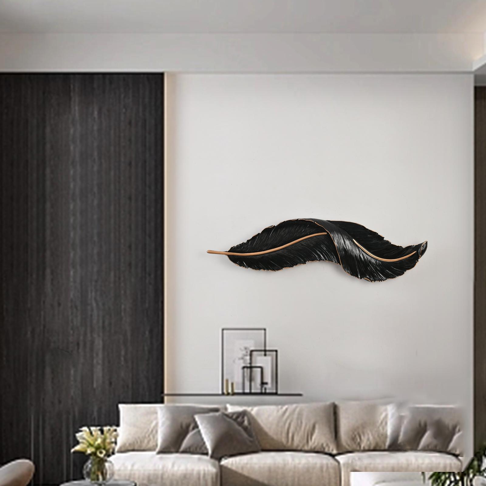 LED аплик BLACK Luxury Feather 25W 63CM