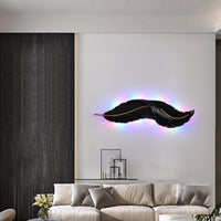 LED аплик BLACK Luxury Feather 25W 63CM