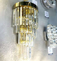 Стенен аплик Cristal Dark Golden Luxury