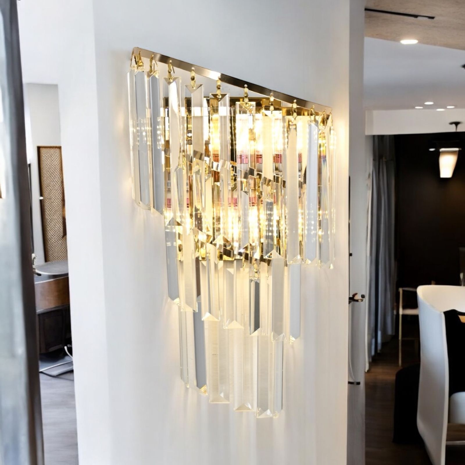 Стенен аплик кристал Milano Gold