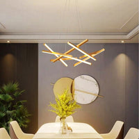 LED осветително тяло LINNES Gold с дистанционно, еквивалент на 500W