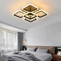 LED осветително тяло SQUARE Black 4+1 RGB Еквивалент 400W Дистанционно