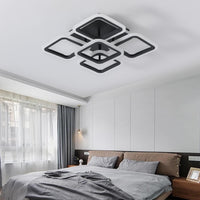 LED осветително тяло SQUARE Black 4+1 RGB Еквивалент 400W Дистанционно