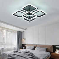 LED осветително тяло SQUARE Black 4+1 RGB Еквивалент 400W Дистанционно