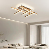 LED осветително тяло 5 LINES GOLD Регулируемо Еквивалент 600W С дистанционно