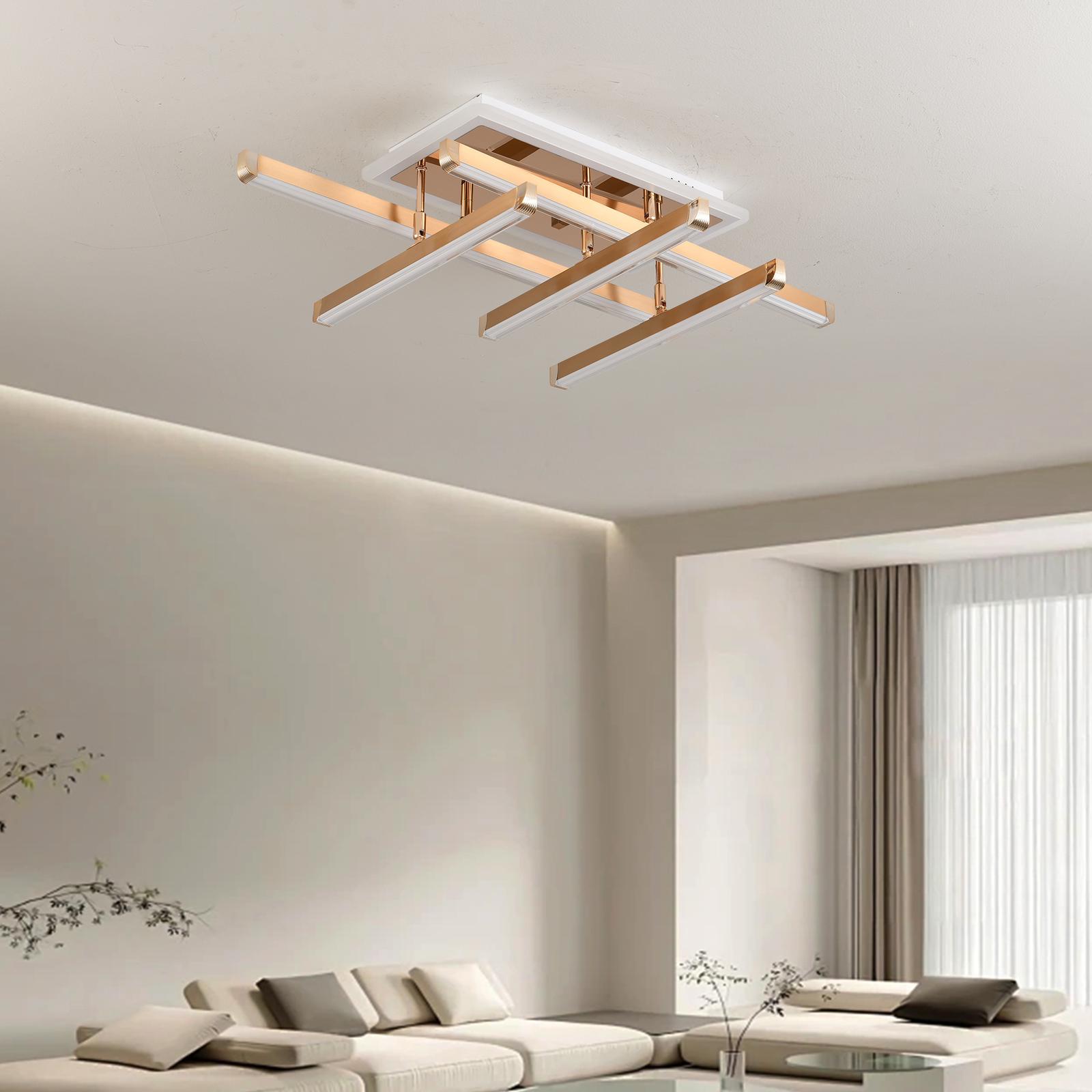 LED осветително тяло 5 LINES GOLD Регулируемо Еквивалент 600W С дистанционно