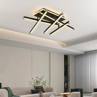 LED осветително тяло 5 LINES BLACK Регулируемо Еквивалент 600W С дистанционно
