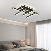 LED осветително тяло 5 LINES BLACK Регулируемо Еквивалент 600W С дистанционно