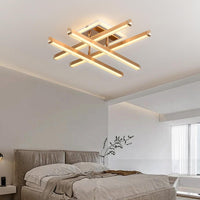 LED осветително тяло 4 LINES GOLD Регулируемо Еквивалент 500W С дистанционно