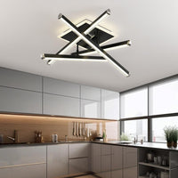 LED осветително тяло 4 LINES BLACK Регулируемо Еквивалент 500W С дистанционно