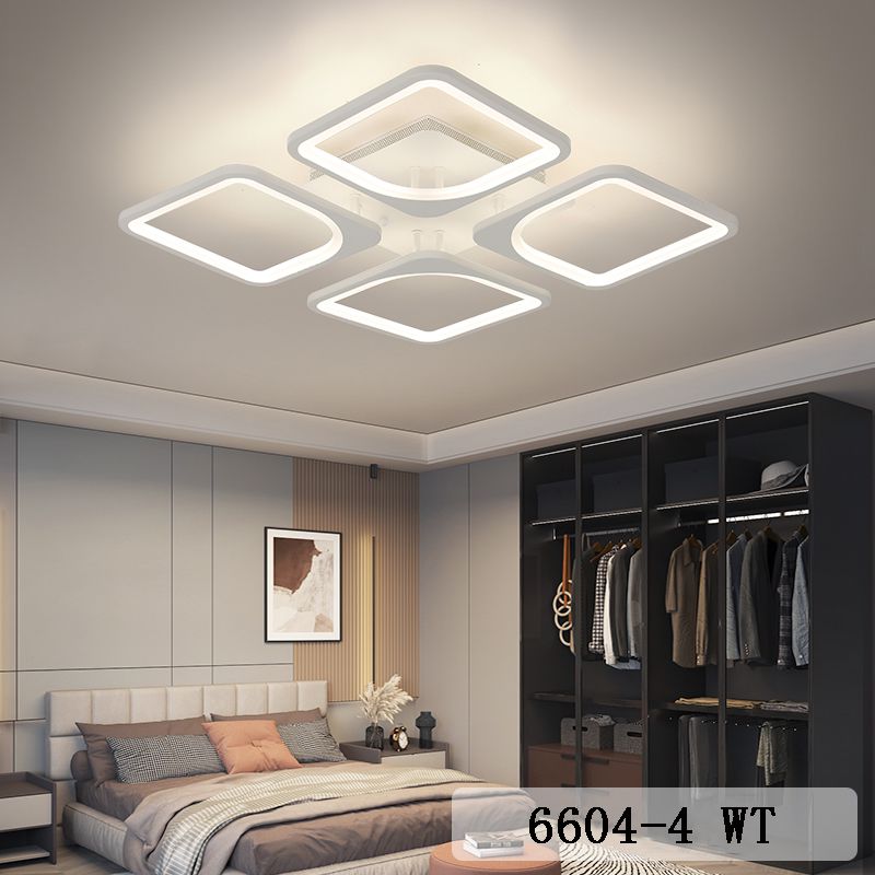 LED осветително тяло 4 SQUARES SMART Бяло Еквивалент 350W Дистанционно