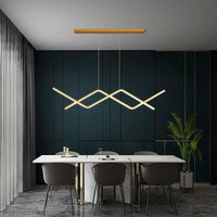 LED осветително тяло пендел GOLD LINES, еквивалент 300W, с дистанционно