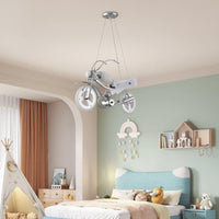Lustra Led Suspendata Kids Motorcycle Echivalent 200W Lighting Fixtures