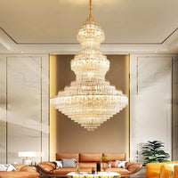 Полилей кристал LUXURY Chrome 180cm -P3315