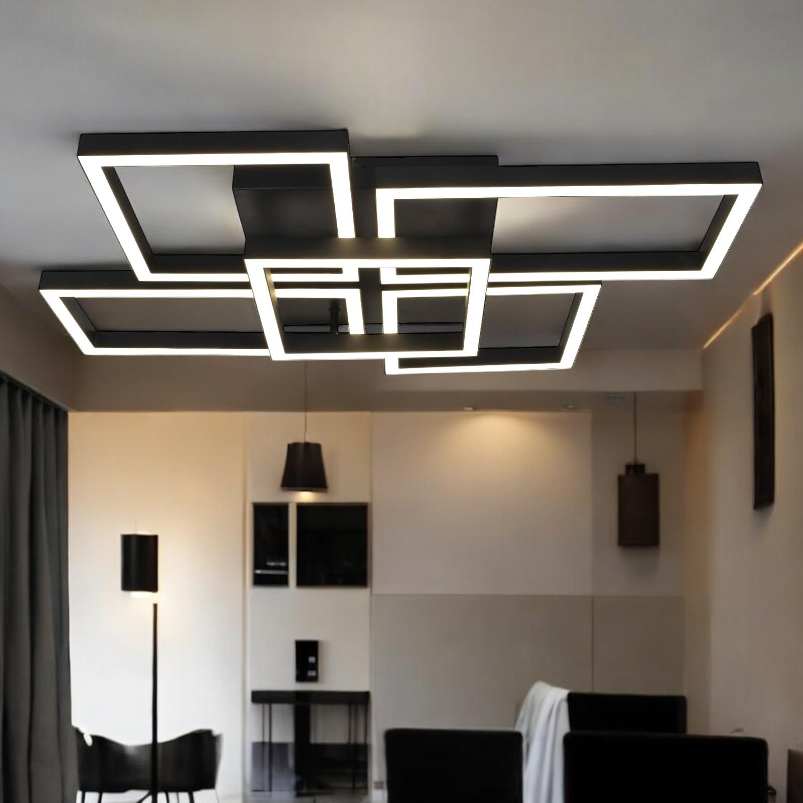 Осветително тяло LED ARTEON Black 3+2 Еквивалент 400W Дистанционно