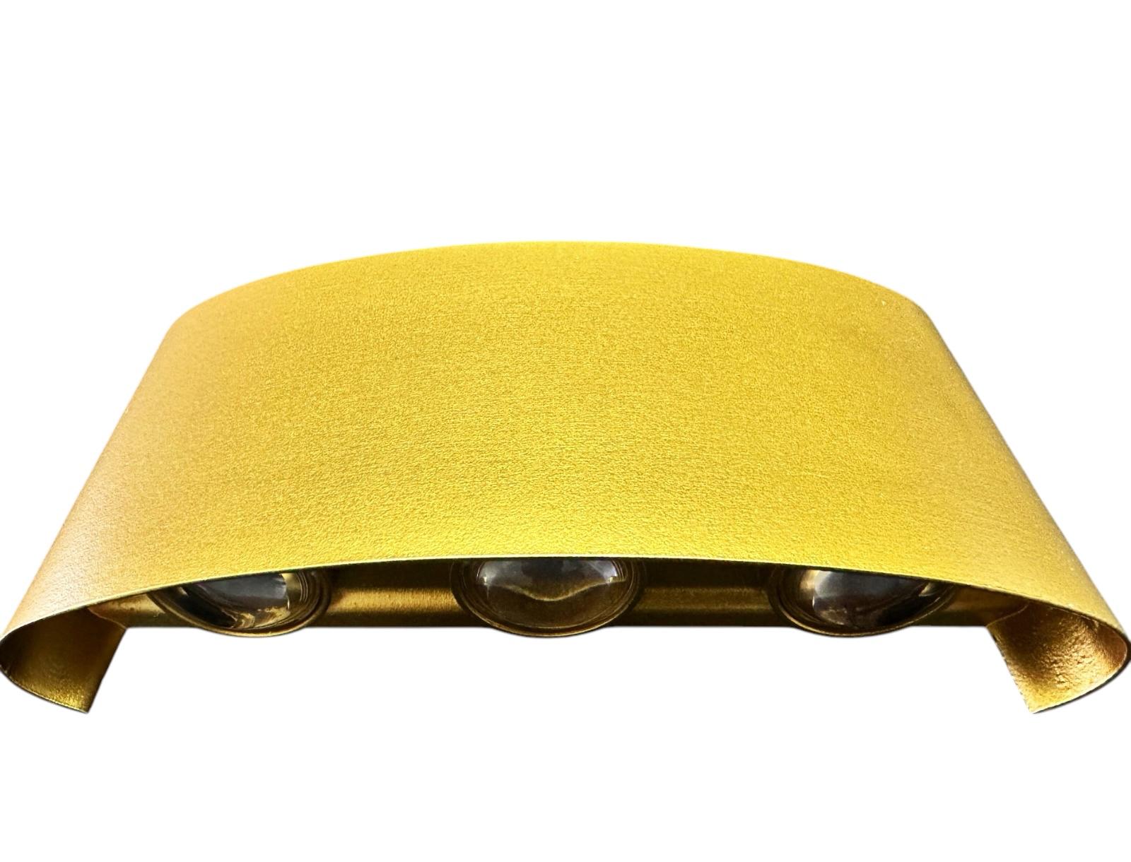 LED аплик 6W TRIO Exterior Gold