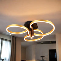 Lustra LED Luxury ShineShift Black + Gold Echivalent 500W NEGRU + AURIU / MINIMALIST DESIGN Lighting Fixtures