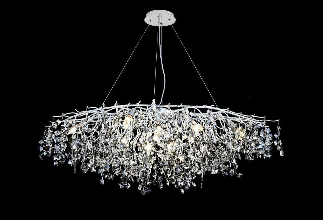 Полилей кристал LUXURY Silver SOFT 120x55cm