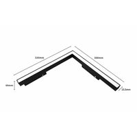 LED спот 90 градуса 24W 62cm магнитен CCT черен мат