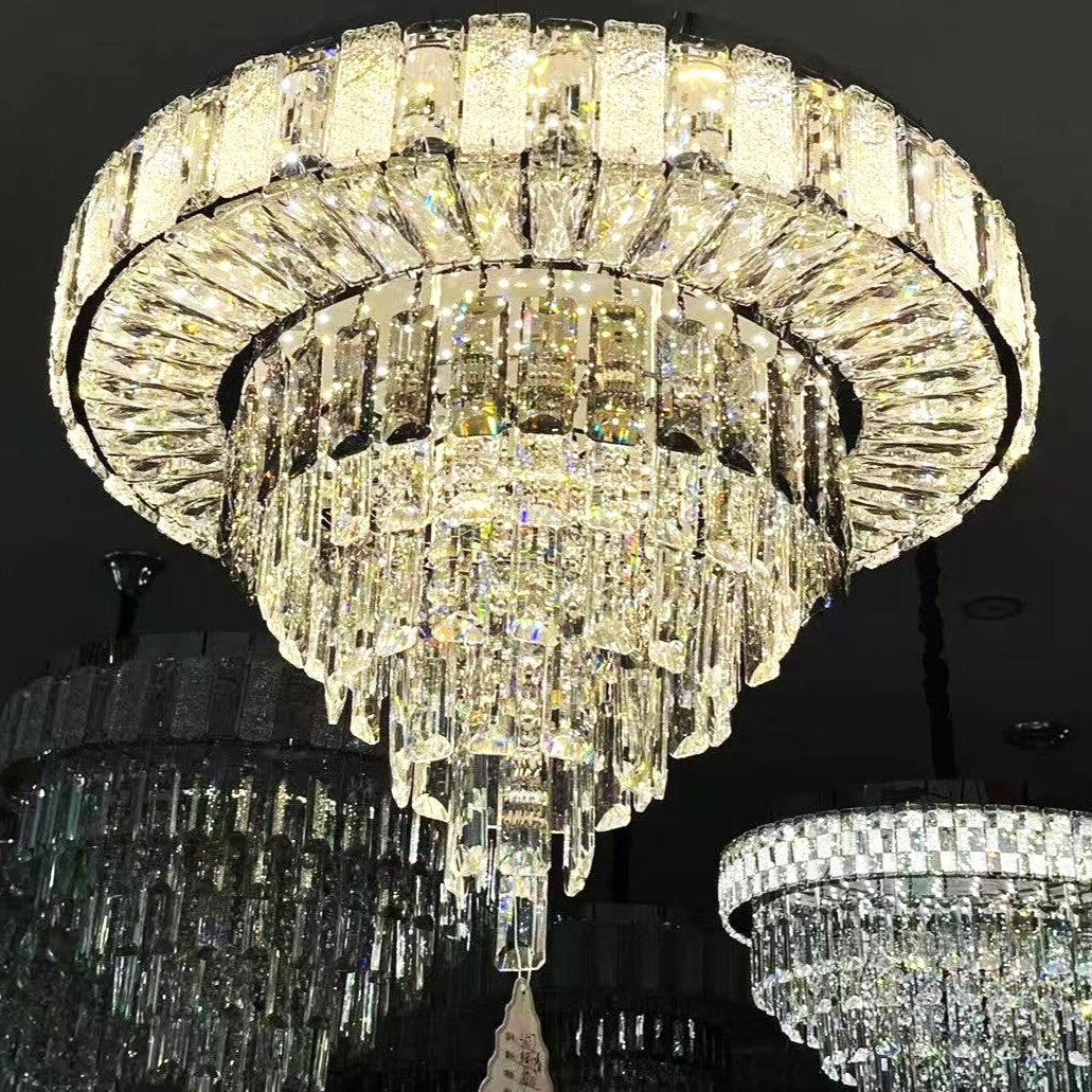 LED осветително тяло Cristal Galadriel Еквивалент 800W с дистанционно