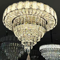 LED осветително тяло Cristal Galadriel Еквивалент 800W с дистанционно