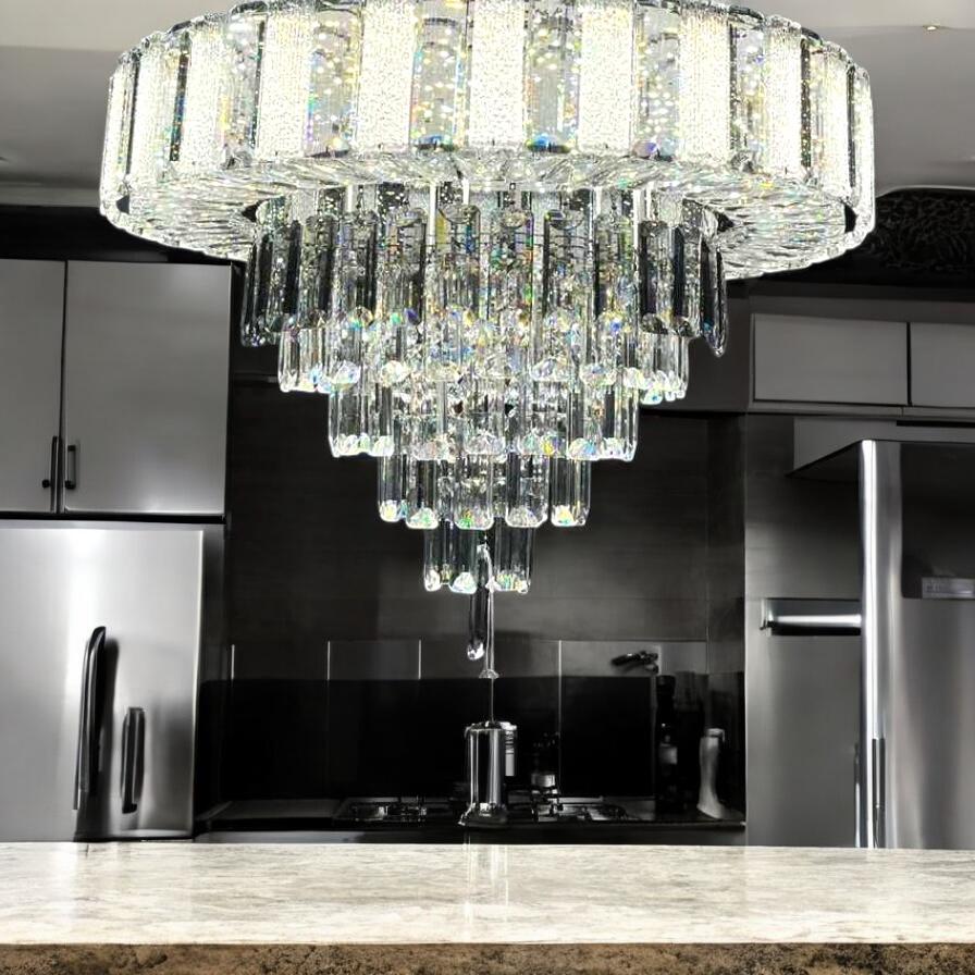 LED осветително тяло Cristal Galadriel Еквивалент 800W с дистанционно