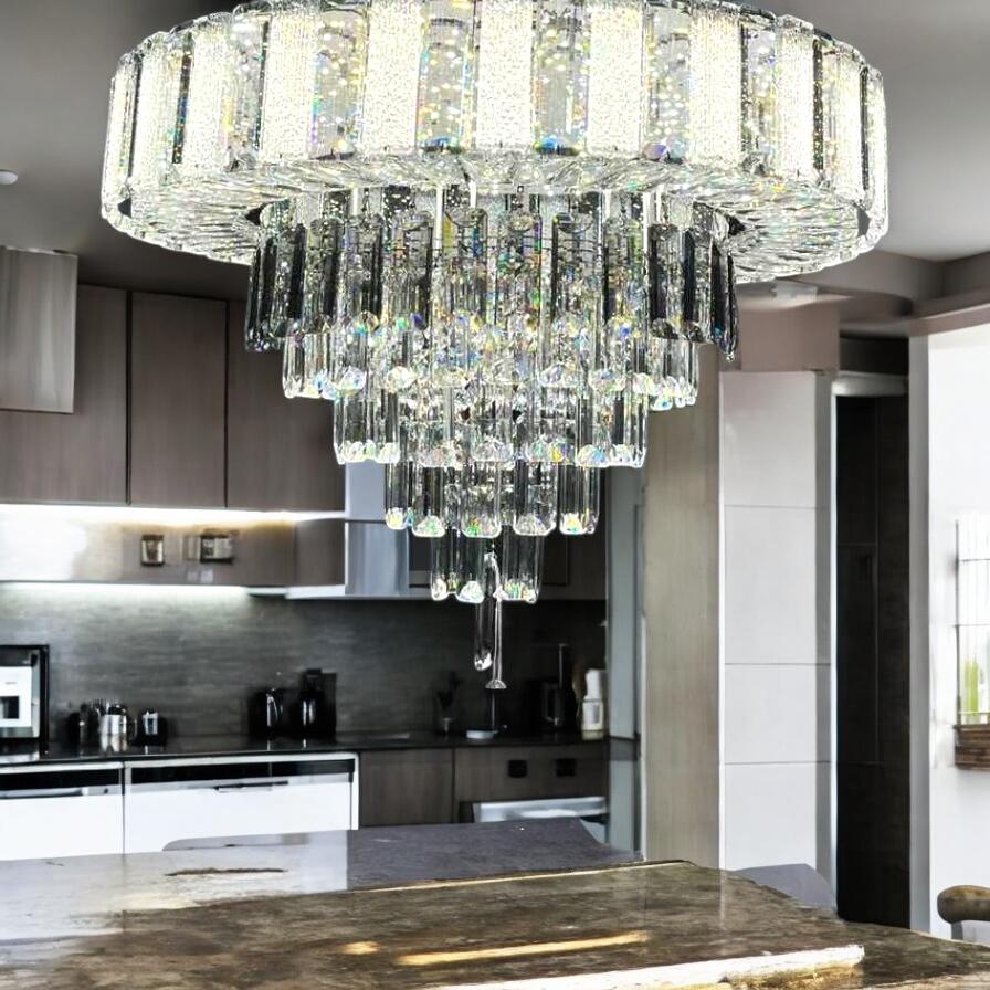 LED осветително тяло Cristal Galadriel Еквивалент 800W с дистанционно