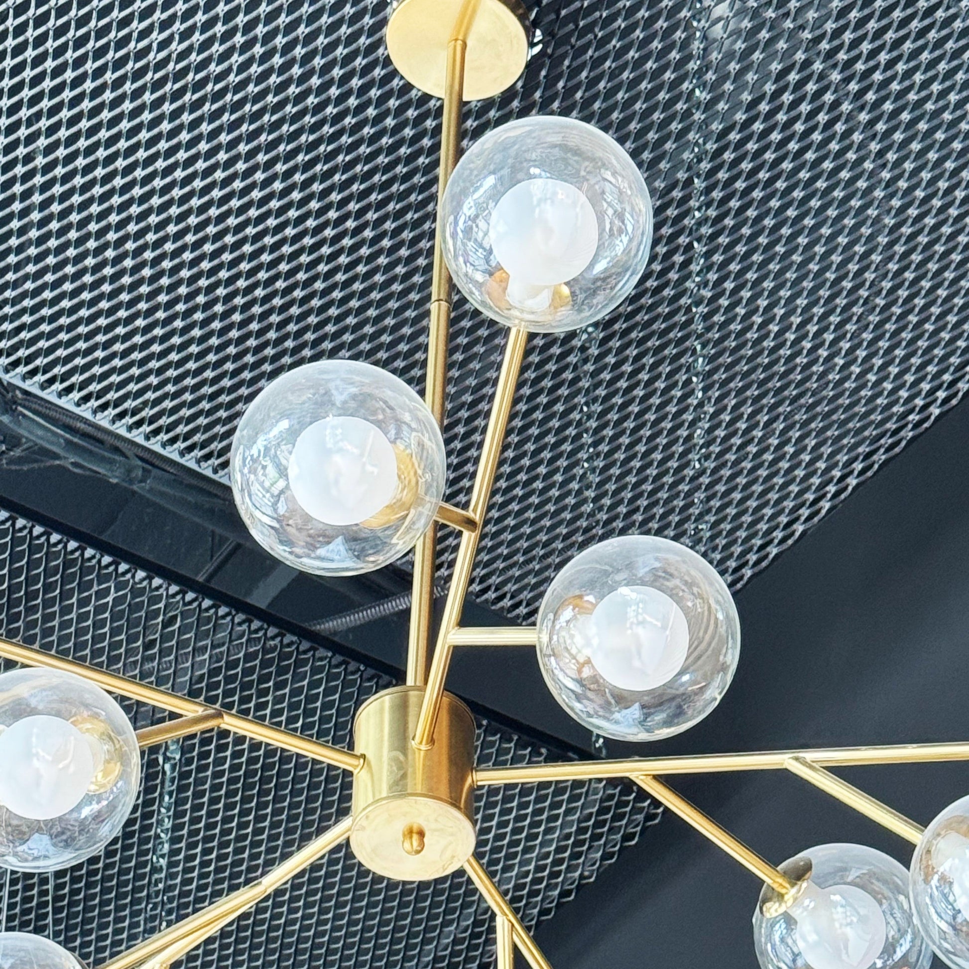 Осветително тяло Абажур BERGAMO Gold 15xG9