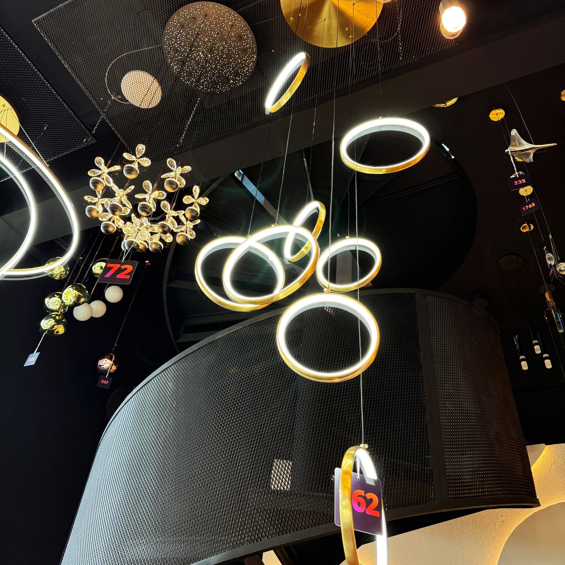 LED осветително тяло висящо GOLD Catania