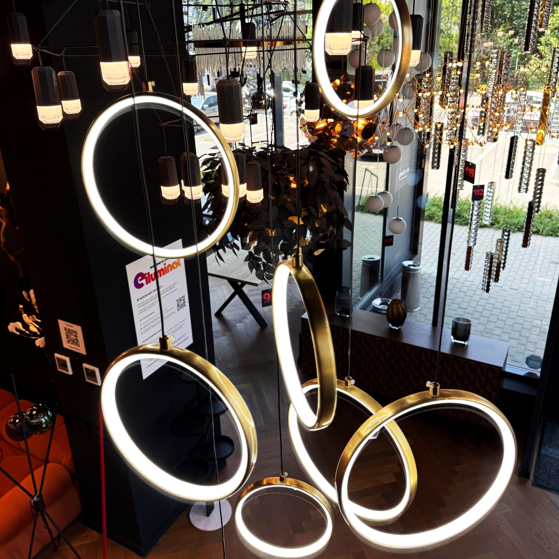 LED осветително тяло висящо GOLD Catania