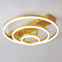 LED осветително тяло Gold 3 Rings Регулируемо Еквивалент 800W с дистанционно