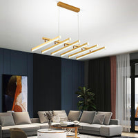 LED осветително тяло висящо с 6 регулируеми линии Gold, еквивалент 800W, с дистанционно