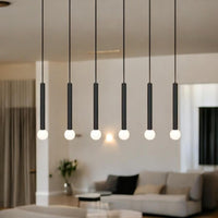 LED осветително тяло тип пендел LORETO Black еквивалент 400W