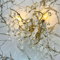 Стенен аплик Cristal Luxury Golden SunFlower