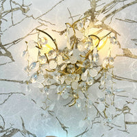 Стенен аплик Cristal Luxury Golden SunFlower