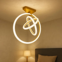 LED осветително тяло Golden Rings X1217-3GD еквивалент 400W с дистанционно