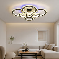 LED осветително тяло 434W 4+4 CIRCLE Cristal Super Gigant RGB Еквивалент 1200W