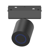 Магнитен спот черен с Bluetooth колонка 10W