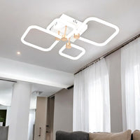 LED осветително тяло 2+2 DIAMOND Бяло+Златно Еквивалент 400W Дистанционно