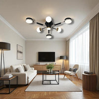 LED осветително тяло Mini Fenora Black еквивалент 300W с дистанционно
