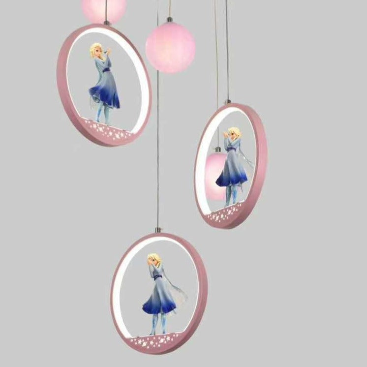 LED осветително тяло тип пендел ELSA, еквивалент 400W, с дистанционно