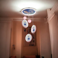 LED осветително тяло тип пендел ELSA, еквивалент 400W, с дистанционно