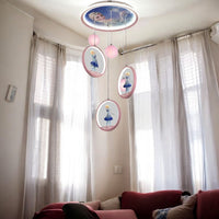 LED осветително тяло тип пендел ELSA, еквивалент 400W, с дистанционно
