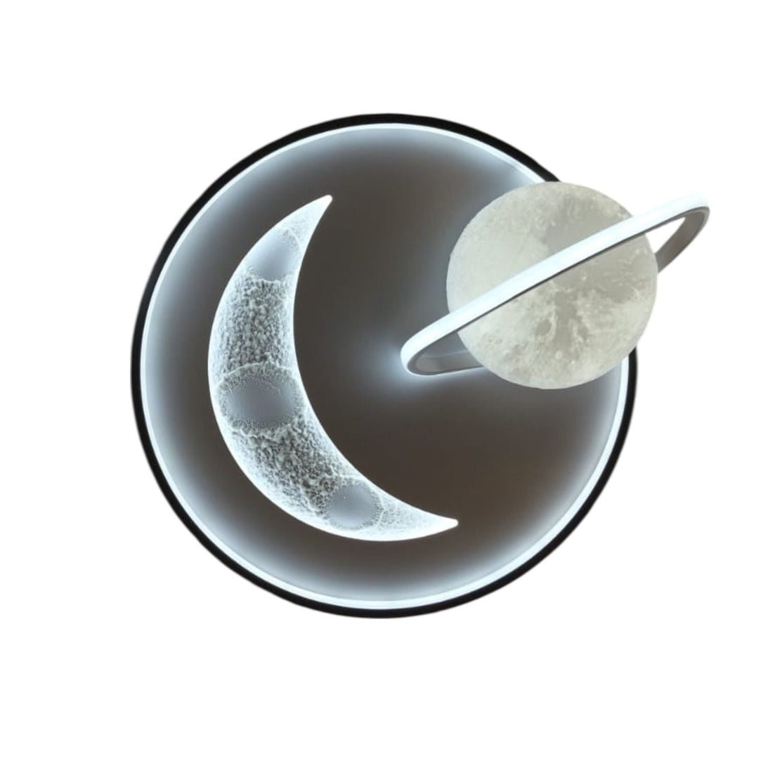 LED осветително тяло Half Moon с дистанционно, еквивалент 600W