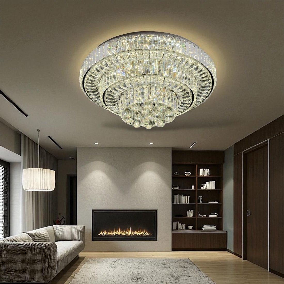 LED осветително тяло Klyra CRISTAL Еквивалент 500W Дистанционно управление